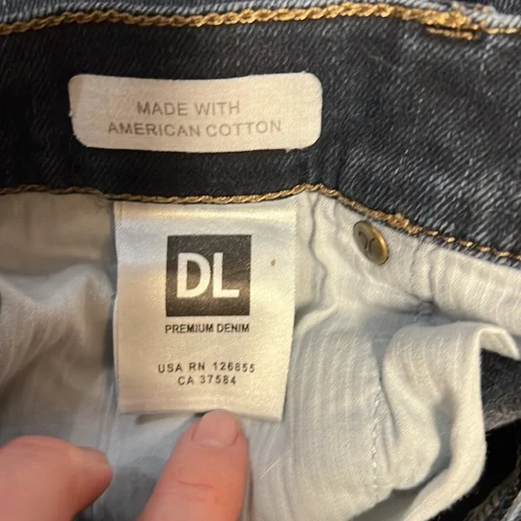 Smart DE Jim DL 1961 Vince Mens jeans Blue Straight leg waist 35 Length … - Picture 3 of 13